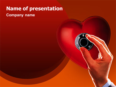 Key To Heart Presentation Template, Master Slide