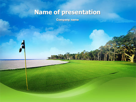 Golf Club Presentation Template, Master Slide