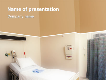 Hospital Ward Presentation Template, Master Slide
