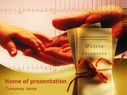 Health Insurance Presentation Template, Master Slide