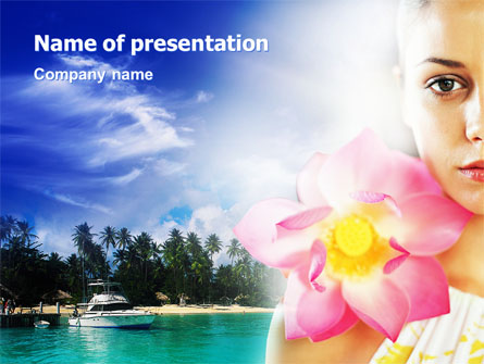Spa Resort Presentation Template, Master Slide