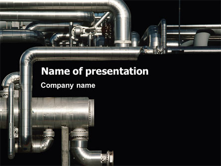 Pipes Presentation Template, Master Slide