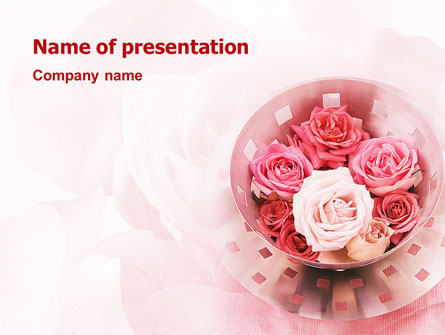 Roses Presentation Template, Master Slide