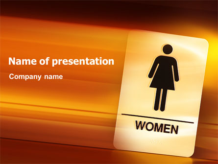 Icon Women Presentation Template, Master Slide