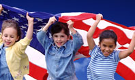 Children Of The USA Presentation Template