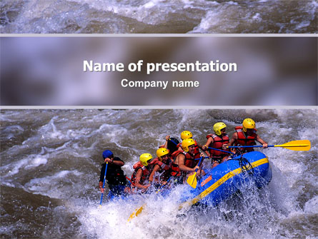 Rafting Presentation Template, Master Slide