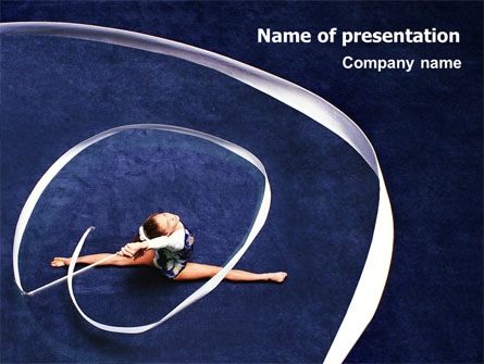 Rhythmic Gymnastics Presentation Template, Master Slide
