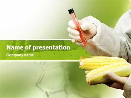 Agronomy and Genetics Presentation Template, Master Slide