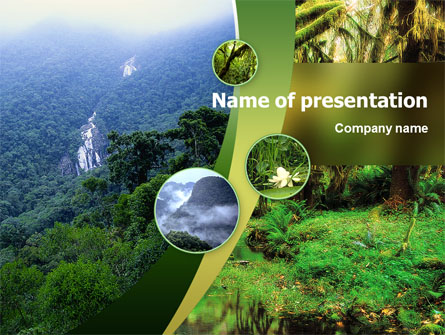 Rainforest Presentation Template, Master Slide