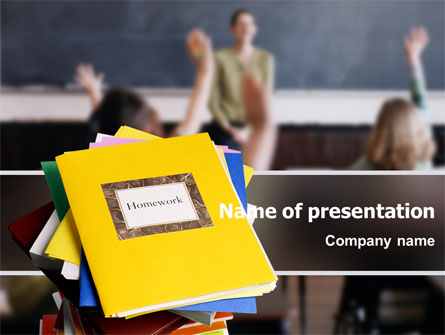 School Teaching Presentation Template, Master Slide