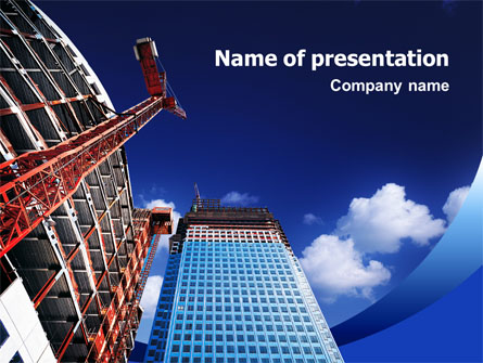 Building Company Presentation Template, Master Slide