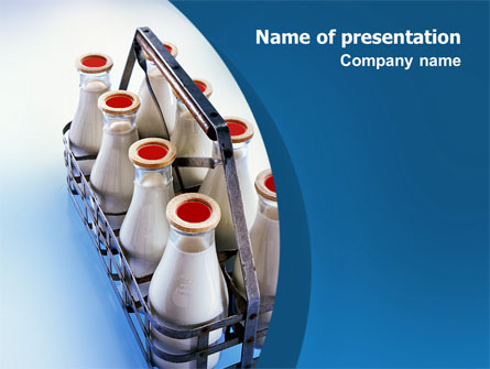 Milk Delivery Presentation Template, Master Slide