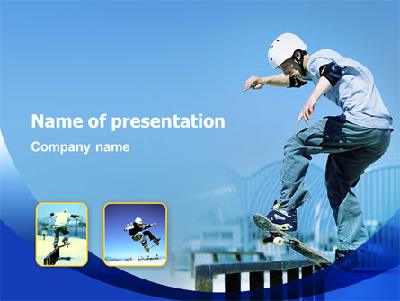 Skateboarding Presentation Template, Master Slide