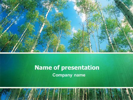 Forest Presentation Template, Master Slide
