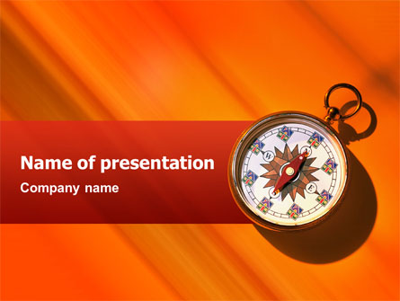Pocket Compass Presentation Template, Master Slide