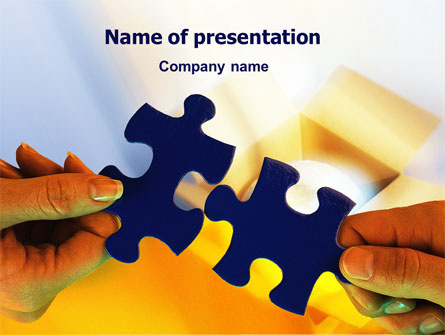 Pieces of Puzzle Presentation Template, Master Slide