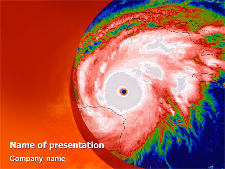 Cyclone Presentation Template, Master Slide