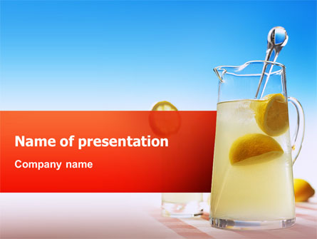Refreshing Presentation Template, Master Slide
