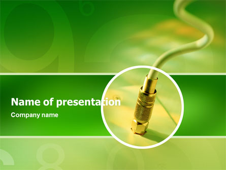 Plug Presentation Template, Master Slide