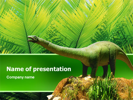 Dinosaur Presentation Template, Master Slide