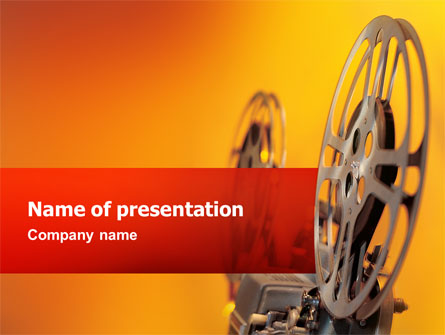 Film Projector Presentation Template, Master Slide