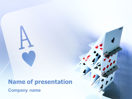 Cards For Playing Presentation Template, Master Slide