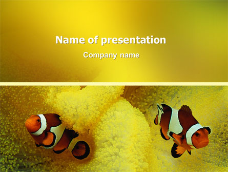 Tropical Fish Presentation Template, Master Slide