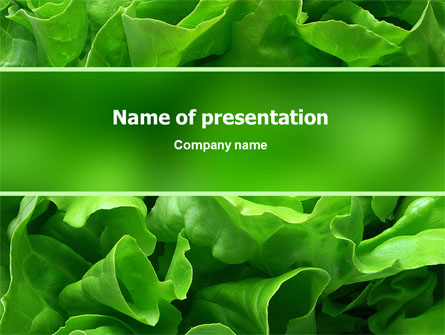 Lettuce Presentation Template, Master Slide