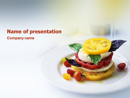 Vegetables Presentation Template, Master Slide