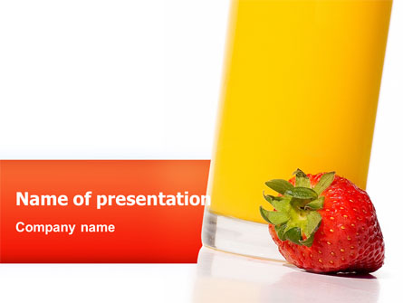 Juice Presentation Template, Master Slide