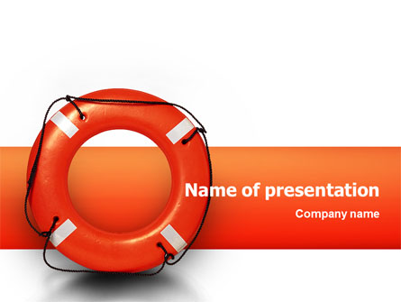 Saving Buoy Presentation Template, Master Slide