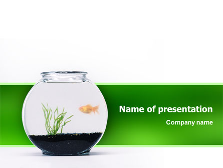 Aquarium Fish Presentation Template, Master Slide