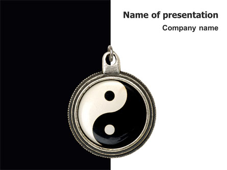 Yin Yang Presentation Template, Master Slide