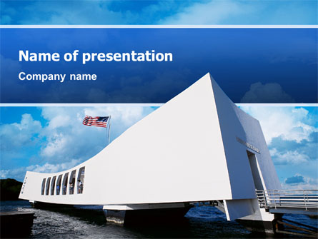 USS Arizona Presentation Template, Master Slide