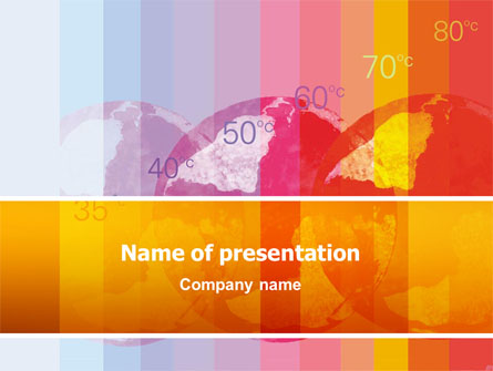 Global Warming Presentation Template, Master Slide