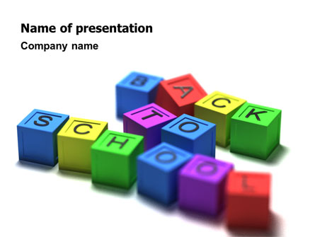 School Presentation Template, Master Slide