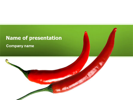 Hot Pepper Presentation Template, Master Slide