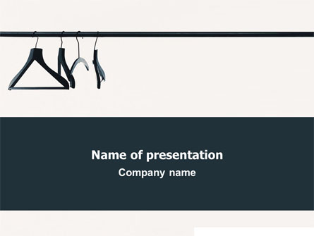 Clothes Hangers Presentation Template, Master Slide