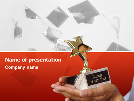 Teacher of the Year Presentation Template, Master Slide