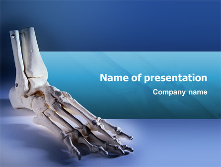 Skeletal Foot Presentation Template, Master Slide
