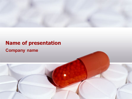 Medication Presentation Template, Master Slide