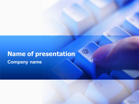 Email Hosting Presentation Template, Master Slide