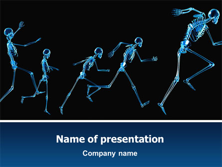 Human Skeleton Presentation Template, Master Slide