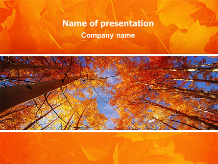 Autumn Woods Presentation Template, Master Slide
