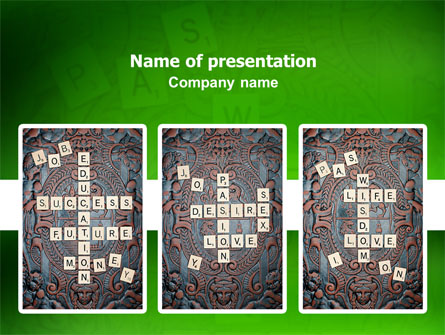 Board Game Presentation Template, Master Slide