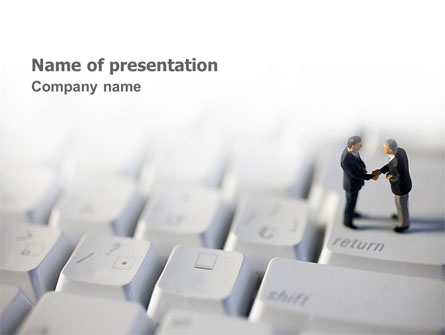 Computer Business Presentation Template, Master Slide