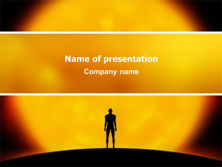 Human and Space Presentation Template, Master Slide