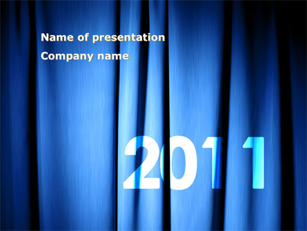 Year 2011 Presentation Template, Master Slide