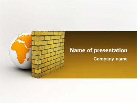 Firewall Presentation Template, Master Slide