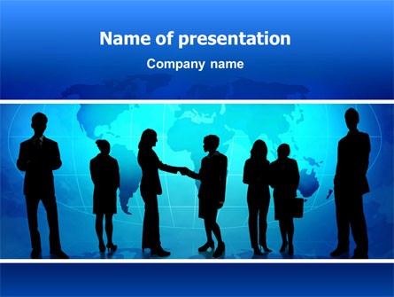 Contracting People Presentation Template, Master Slide